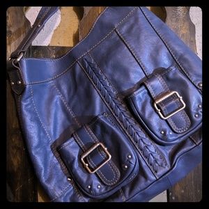 Tignanello navy hobo bag